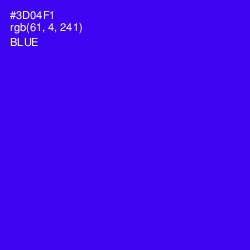 #3D04F1 - Blue Color Image