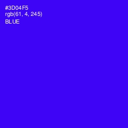 #3D04F5 - Blue Color Image