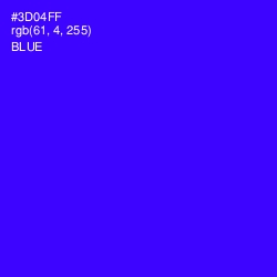 #3D04FF - Blue Color Image