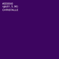 #3D0560 - Christalle Color Image