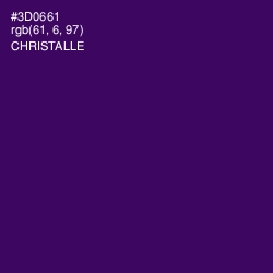 #3D0661 - Christalle Color Image