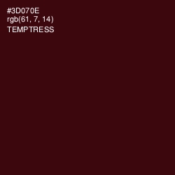 #3D070E - Temptress Color Image