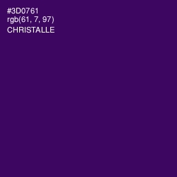 #3D0761 - Christalle Color Image