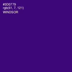 #3D0779 - Windsor Color Image