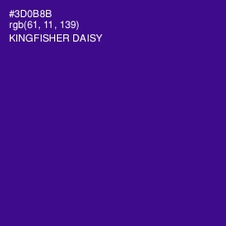 #3D0B8B - Kingfisher Daisy Color Image