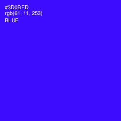 #3D0BFD - Blue Color Image