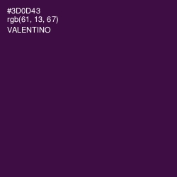 #3D0D43 - Valentino Color Image