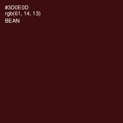 #3D0E0D - Bean   Color Image