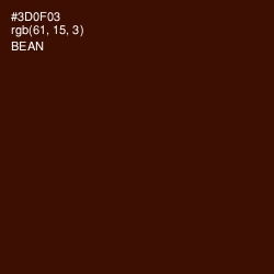 #3D0F03 - Bean   Color Image