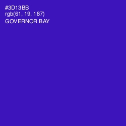 #3D13BB - Governor Bay Color Image