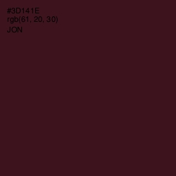 #3D141E - Jon Color Image