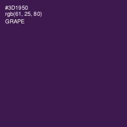 #3D1950 - Grape Color Image