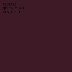 #3D1A25 - Revolver Color Image