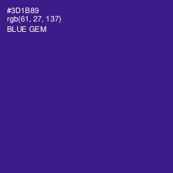 #3D1B89 - Blue Gem Color Image