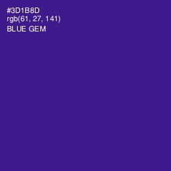 #3D1B8D - Blue Gem Color Image