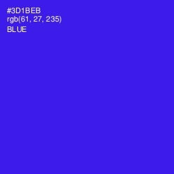 #3D1BEB - Blue Color Image