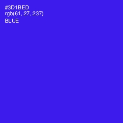 #3D1BED - Blue Color Image