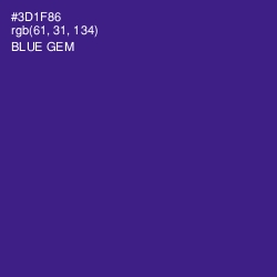 #3D1F86 - Blue Gem Color Image