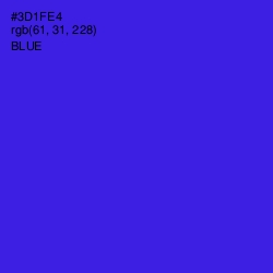 #3D1FE4 - Blue Color Image