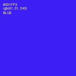 #3D1FF3 - Blue Color Image