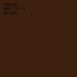 #3D200E - Bronze Color Image