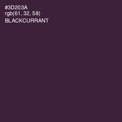 #3D203A - Blackcurrant Color Image