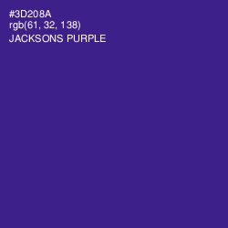 #3D208A - Jacksons Purple Color Image