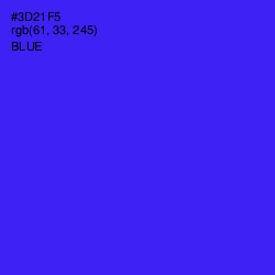 #3D21F5 - Blue Color Image