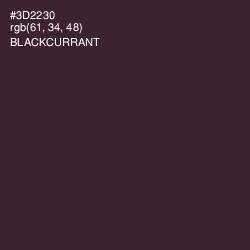 #3D2230 - Blackcurrant Color Image