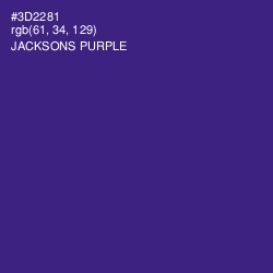 #3D2281 - Jacksons Purple Color Image