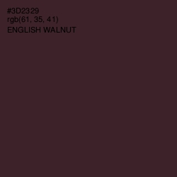 #3D2329 - English Walnut Color Image