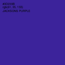 #3D239B - Jacksons Purple Color Image