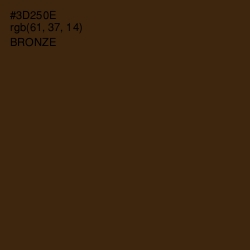 #3D250E - Bronze Color Image