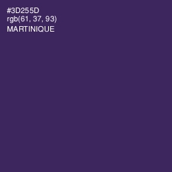 #3D255D - Martinique Color Image