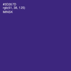 #3D267D - Minsk Color Image