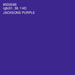 #3D268E - Jacksons Purple Color Image
