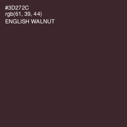 #3D272C - English Walnut Color Image