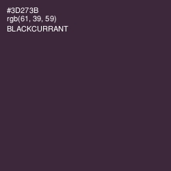 #3D273B - Blackcurrant Color Image