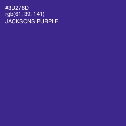 #3D278D - Jacksons Purple Color Image