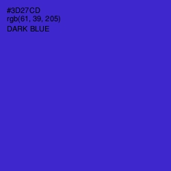 #3D27CD - Dark Blue Color Image