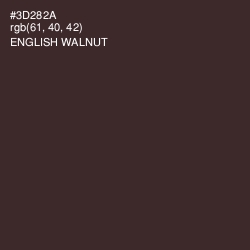 #3D282A - English Walnut Color Image
