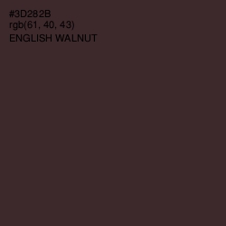 #3D282B - English Walnut Color Image