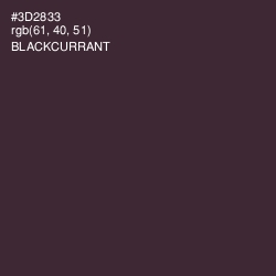 #3D2833 - Blackcurrant Color Image