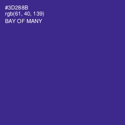 #3D288B - Bay of Many Color Image