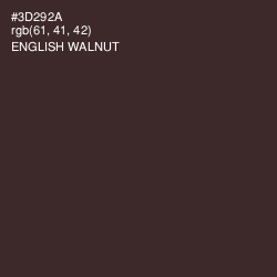 #3D292A - English Walnut Color Image