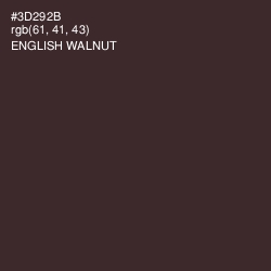 #3D292B - English Walnut Color Image