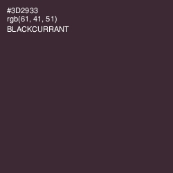 #3D2933 - Blackcurrant Color Image