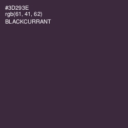 #3D293E - Blackcurrant Color Image