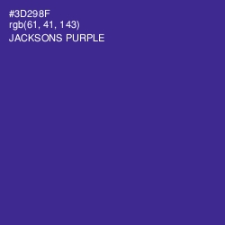 #3D298F - Jacksons Purple Color Image