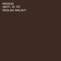 #3D2A20 - English Walnut Color Image